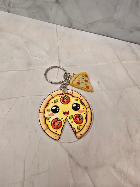 In Crust We Trust Pizza - Keyring