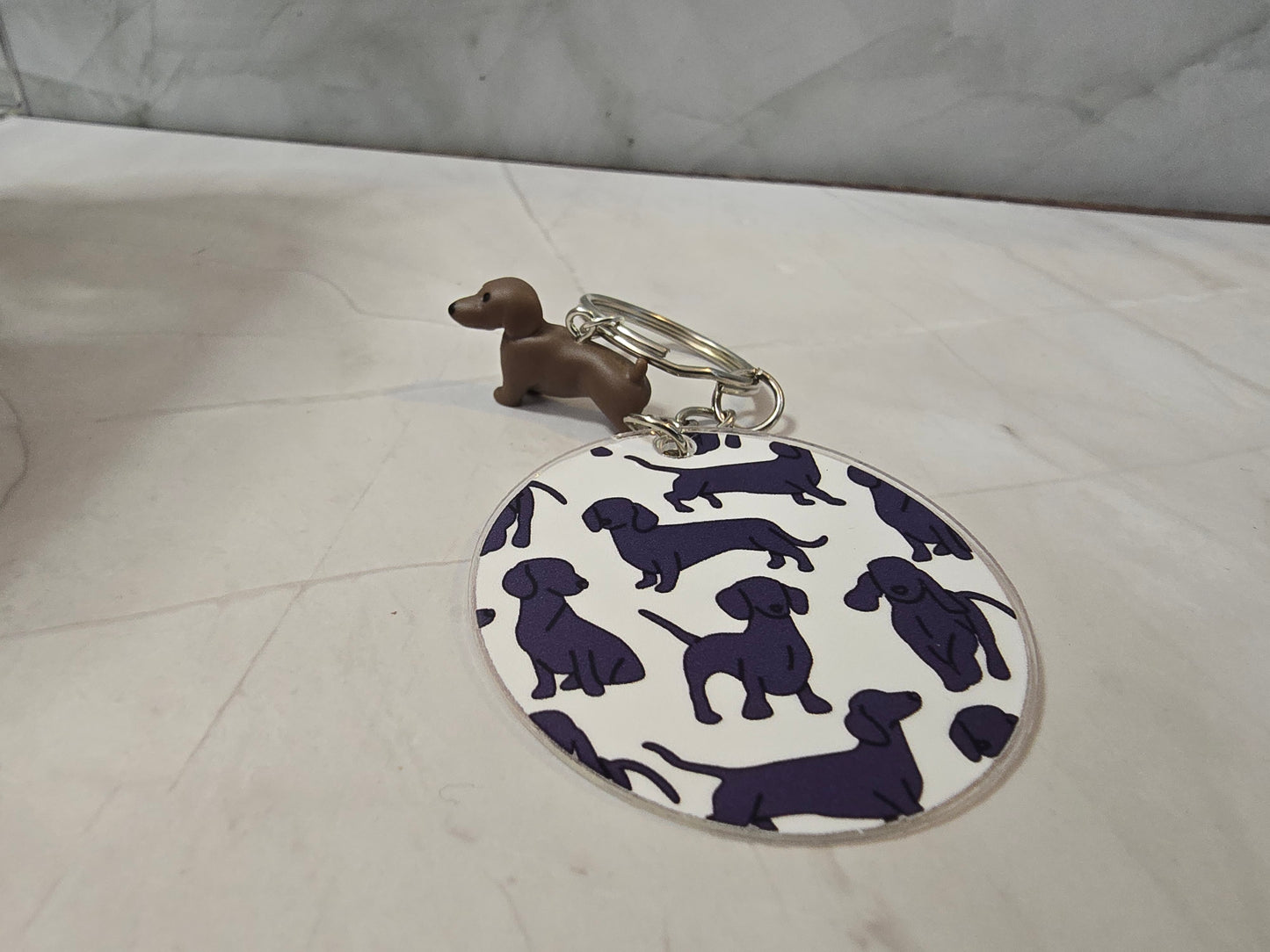 Short & Sassy Dachshund - Keyring
