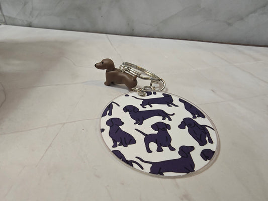 Short & Sassy Dachshund - Keyring