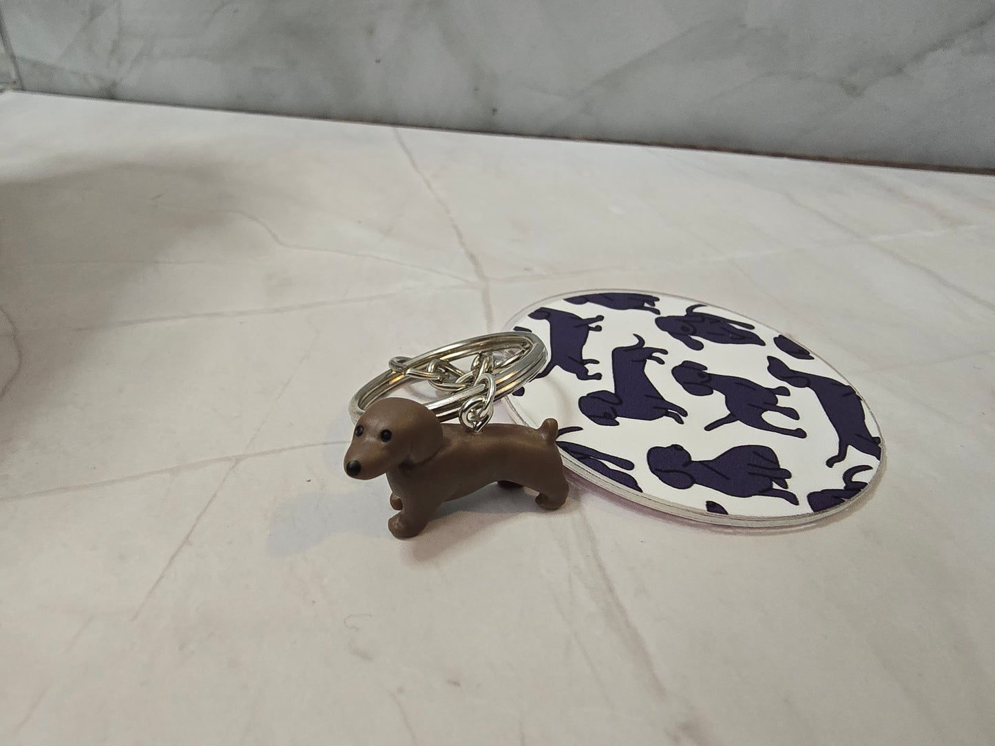 Short & Sassy Dachshund - Keyring