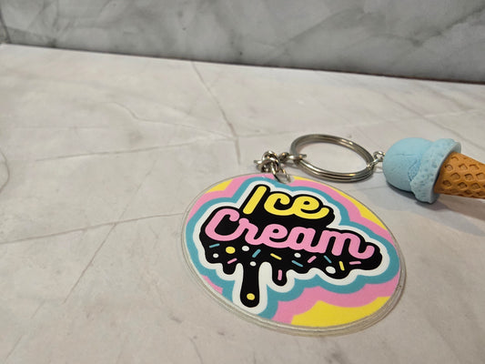 Official Ice Cream Taster - Keyring