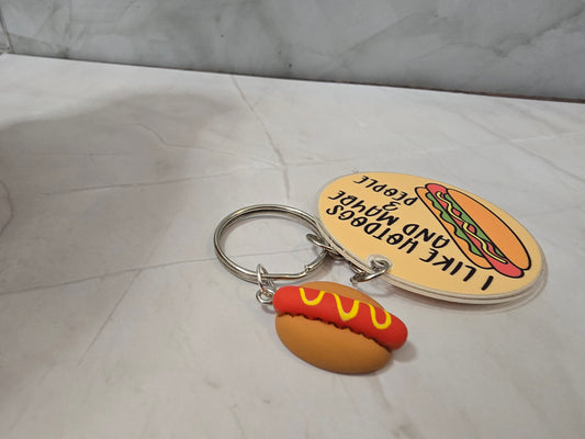 I like Hotdogs - Keyring