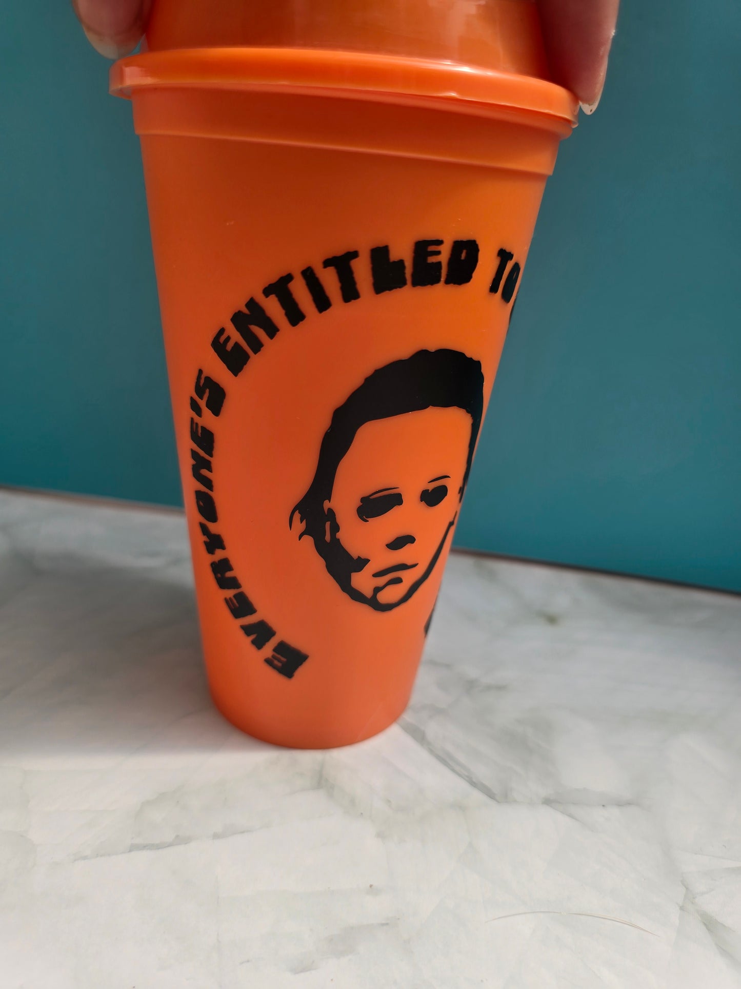 Travel Coffee Cup - Horror Halloween Michael Myers
