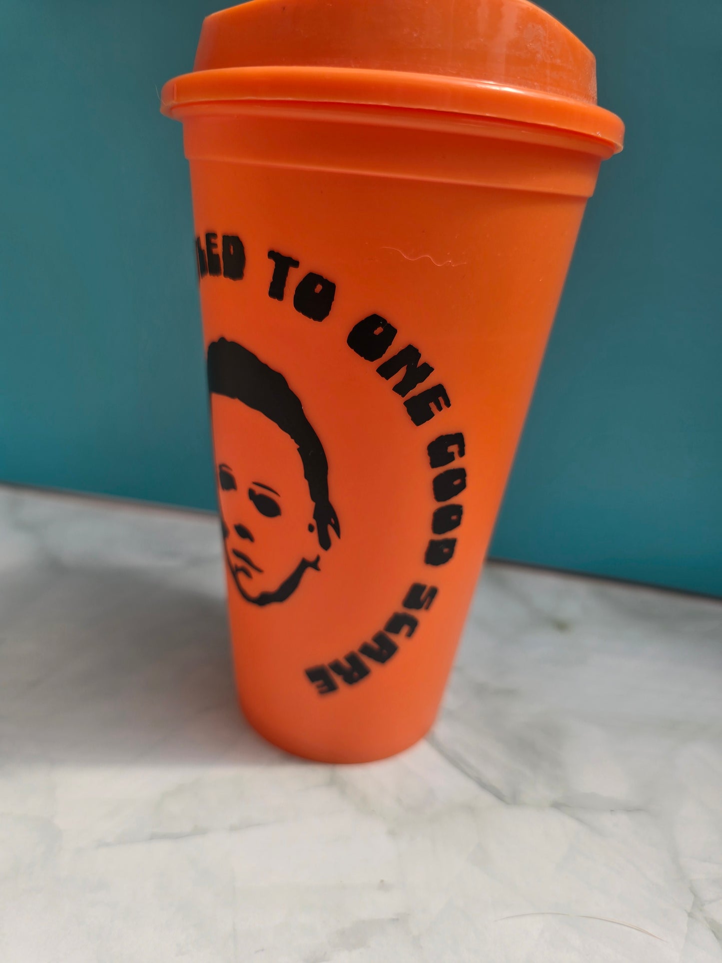 Travel Coffee Cup - Horror Halloween Michael Myers