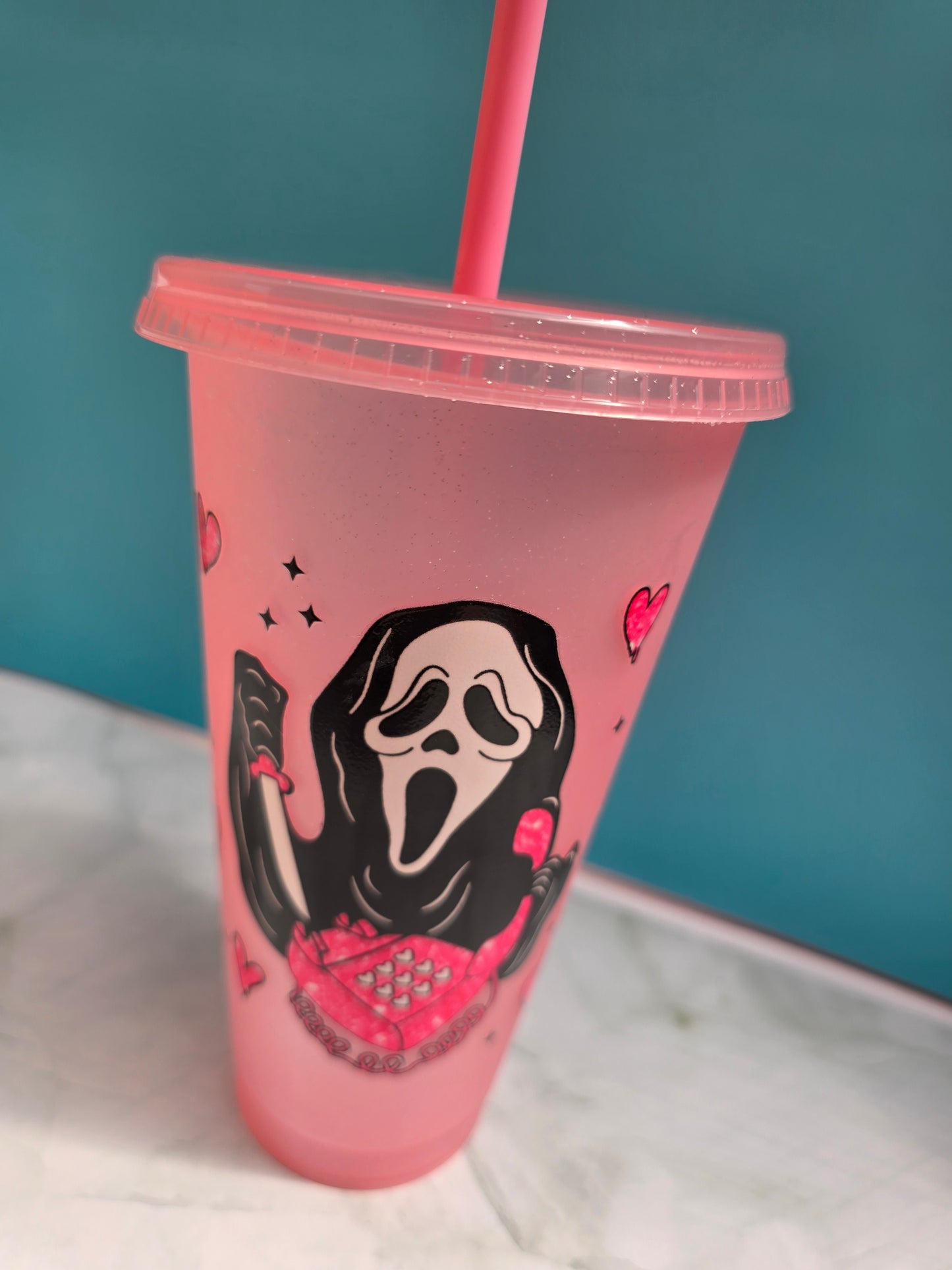 Travel Cold Cup - Horror Scream Ghostface