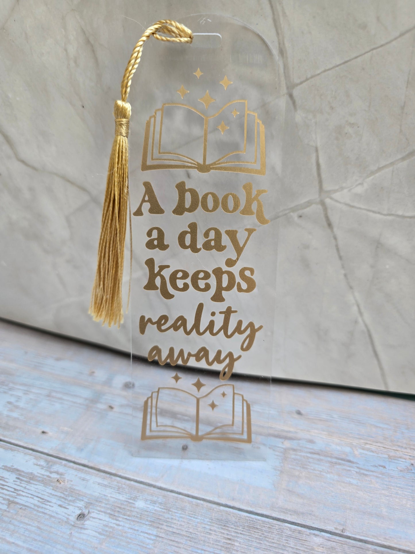 A Book a Day Keeps Reality Away - Bookmark
