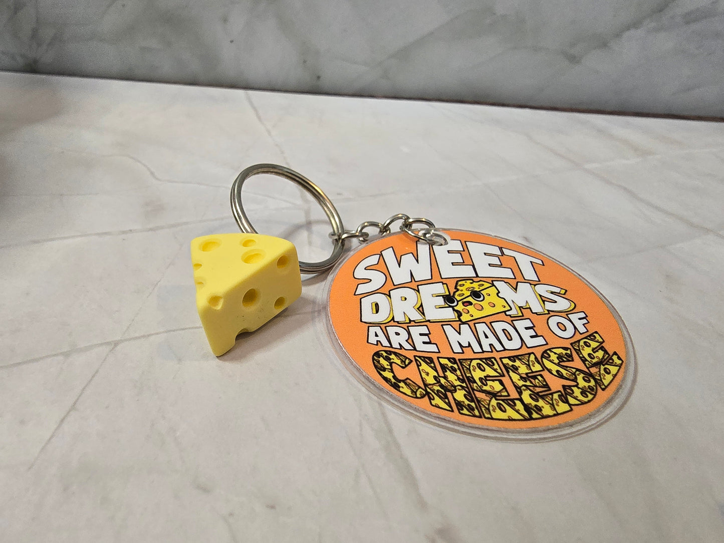 Sweet Dreams are made of Cheese - Keyring