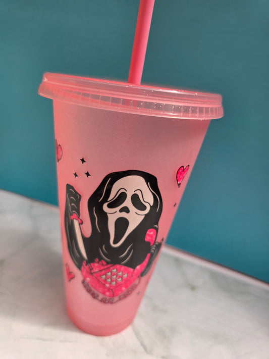 Travel Cold Cup - Horror Scream Ghostface